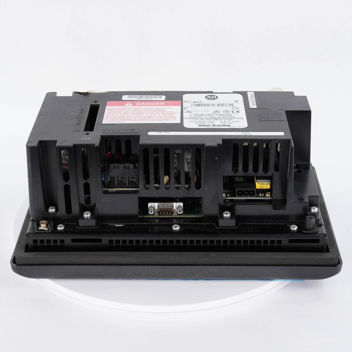 Allen Bradley 2711-B6C8 Ser B PanelView 600 Color HMI Keypad Touch DH+ 2711B6C8