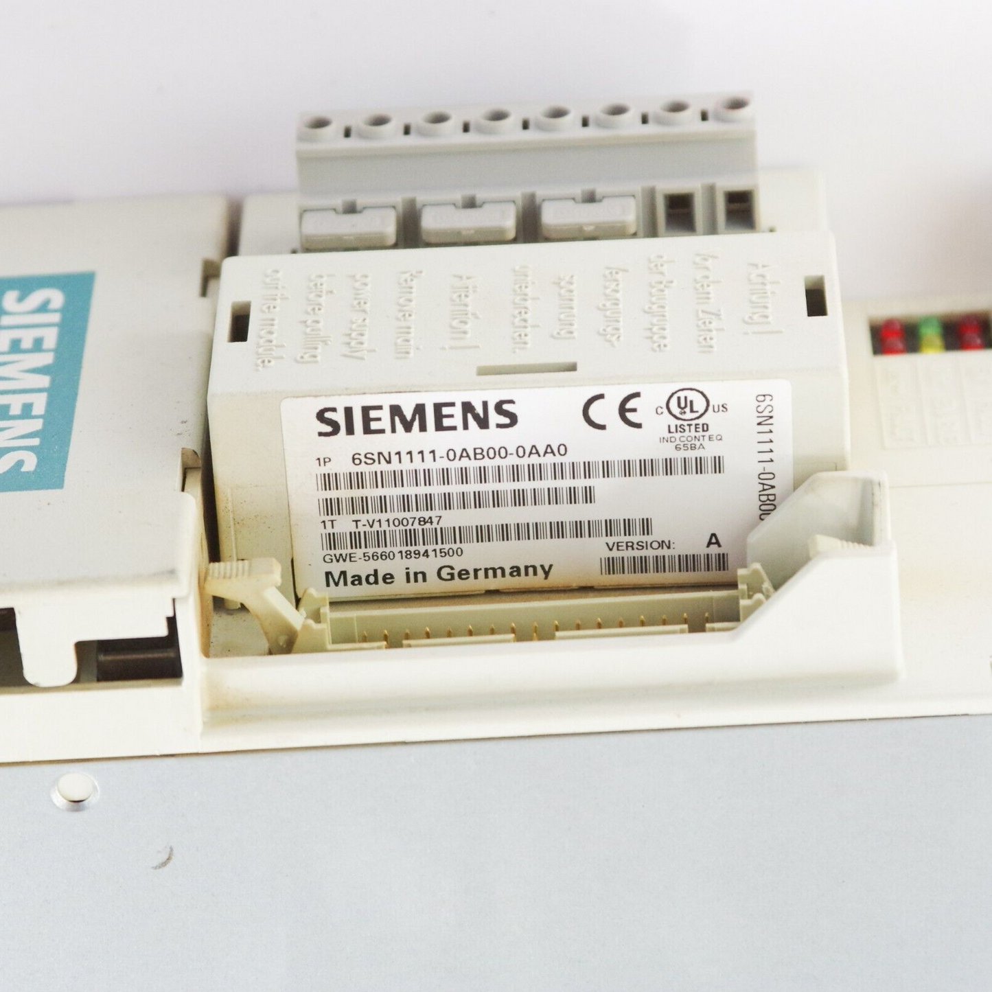 Siemens 6SN1146-1BB01-0BA1 / 6SN1111-0AB00-0AA0 SIMODRIVE Module