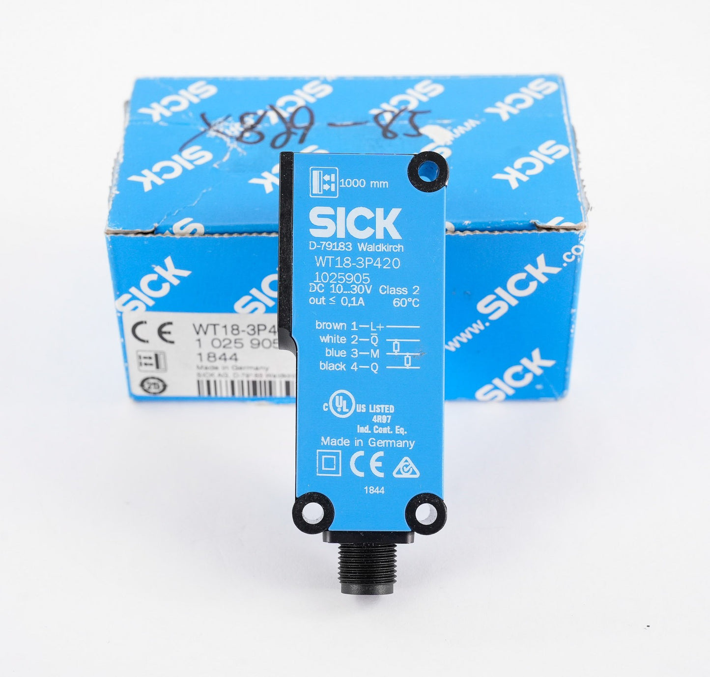 Sick WT18-3P420 Photoelectric Proximity Sensor WT183P420 - Open Box