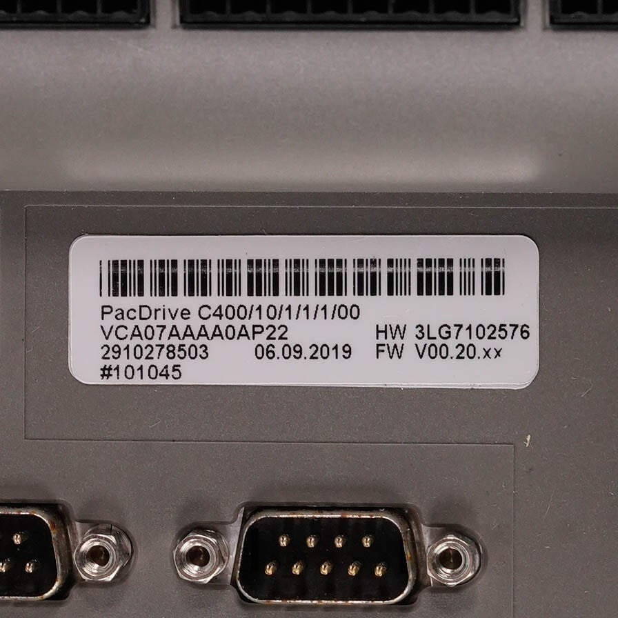 Schneider Electric VCA07AAAA0AP22 PacDrive C400/10/1/1/1/00 3LG7102576