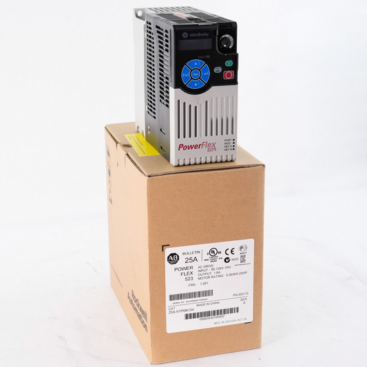 Allen Bradley 25A-V1P6N104 /A PowerFlex 523 AC Drive 25AV1P6N104 - Open Box
