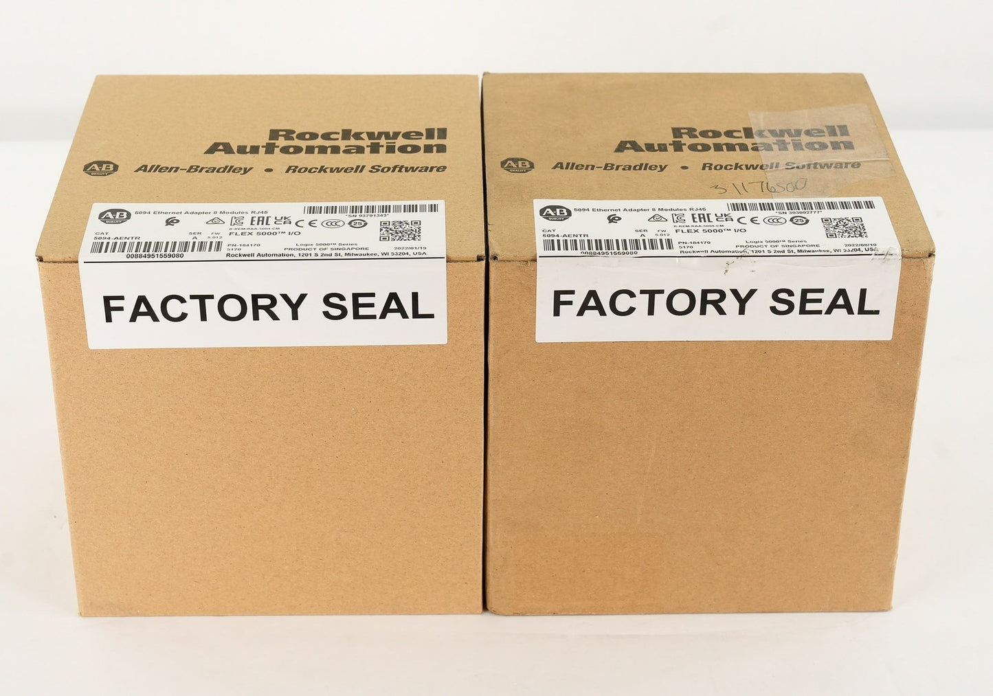 Allen Bradley 5094-AENTR Flex 5000 EtherNet Adapter 8 Modules - Sealed Surplus