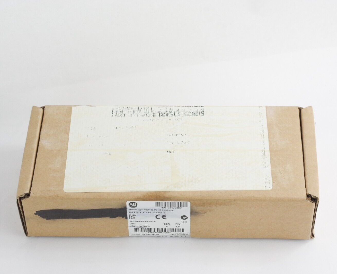 Allen Bradley 1761-L32BWB Ser E F/W 1.0 24VDC Micro Logix 1000 Controller Sealed