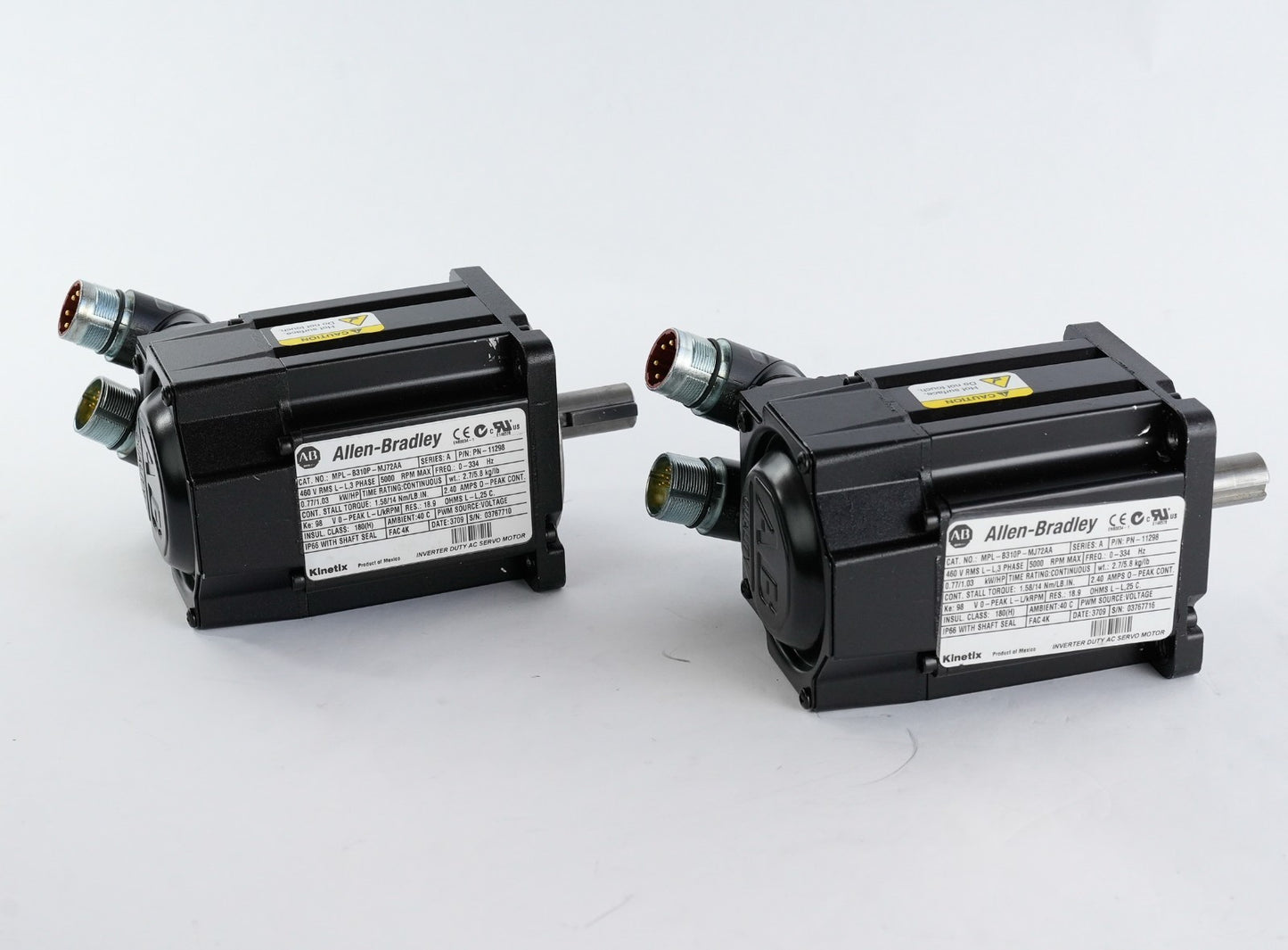 Allen Bradley MPL-B310P-MJ72AA /A Kinetix AC Servo Motor 460V 5000RPM