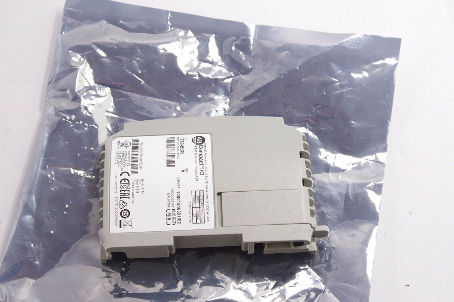 Allen Bradley 1769-ECR / 1769-ECR Ser. A CompactLogix Right End Cap