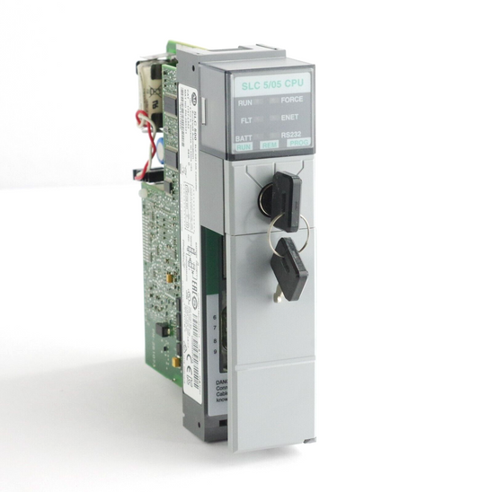Allen Bradley 1747-L552 Ser D SLC 500 5/05 32K Memory Ethernet/RS-232 Controller