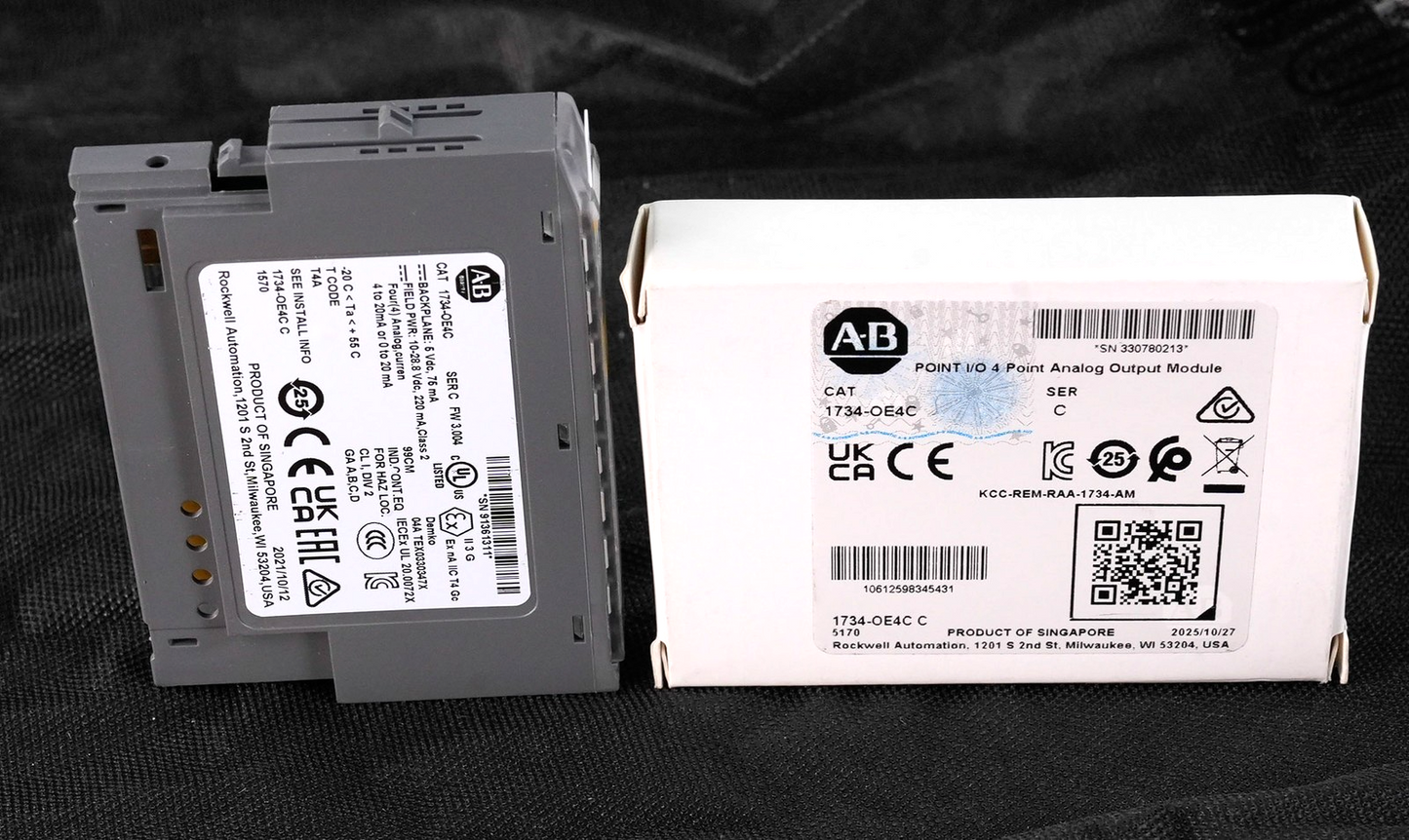 Allen Bradley 1734-OE4C Point I/O 4-Ch Analog Output Module - Open Box