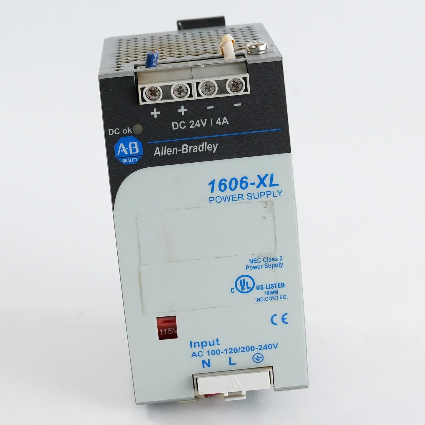 Allen Bradley 1606-XLDNET4 / 1606-XL DC Power Supply 24VDC 4A 230VAC