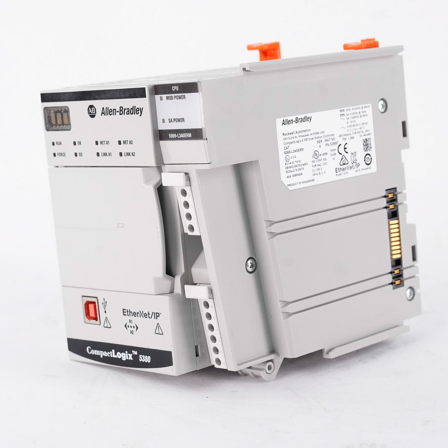 Allen Bradley 5069-L340ERM /A CompactLogix 5380 Controller 4MB 5069L340ERM