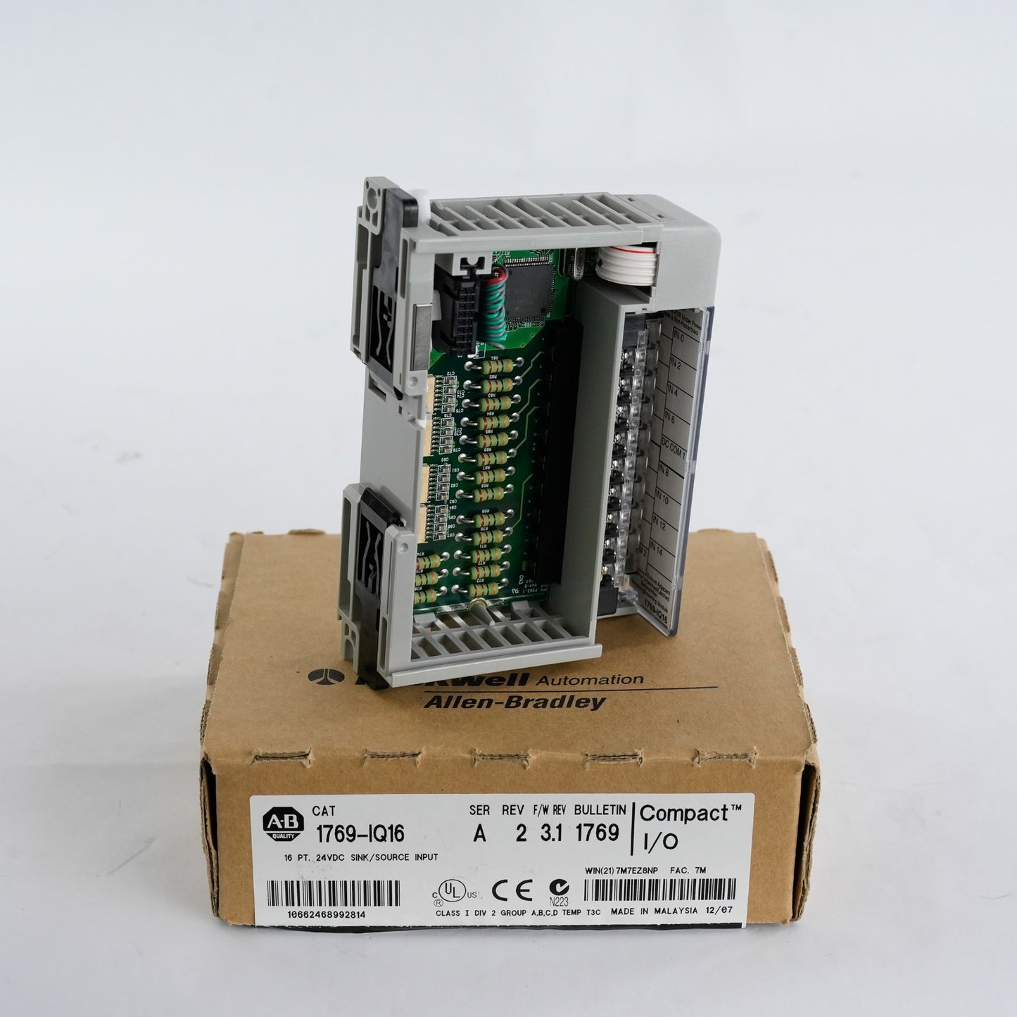 Allen Bradley 1769-IQ16 /A Rev 2 CompactLogix I/O Module 1769IQ16 - Open Box