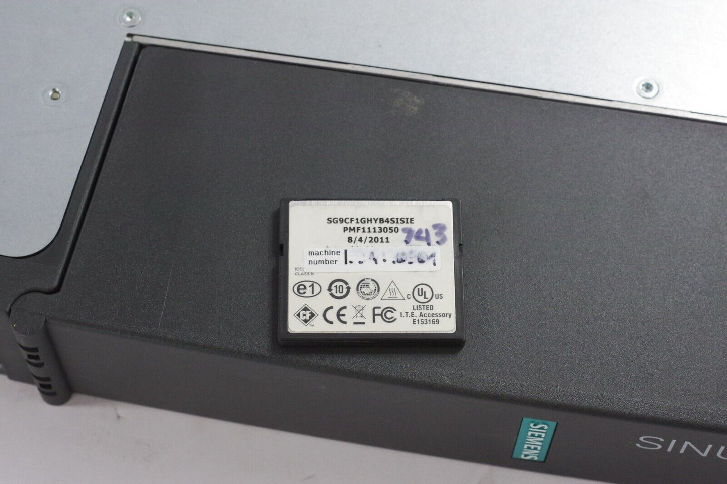 Siemens 6FC5372-0AA00-0AA2 SINUMERIK 840D sl NCU 720.2 / PLC 317-2DP