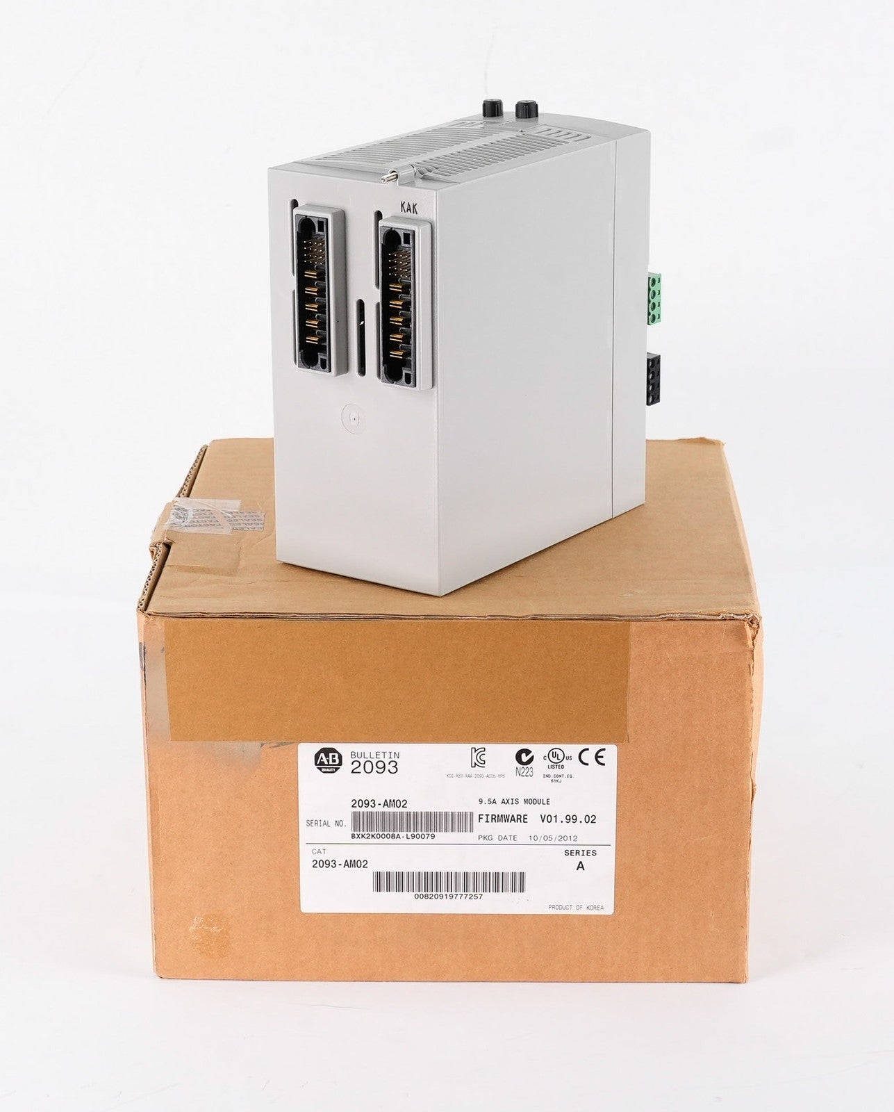 Allen Bradley 2093-AM02 /A Kinetix 2000 Bulletion 2093 Axis Module - Open Box