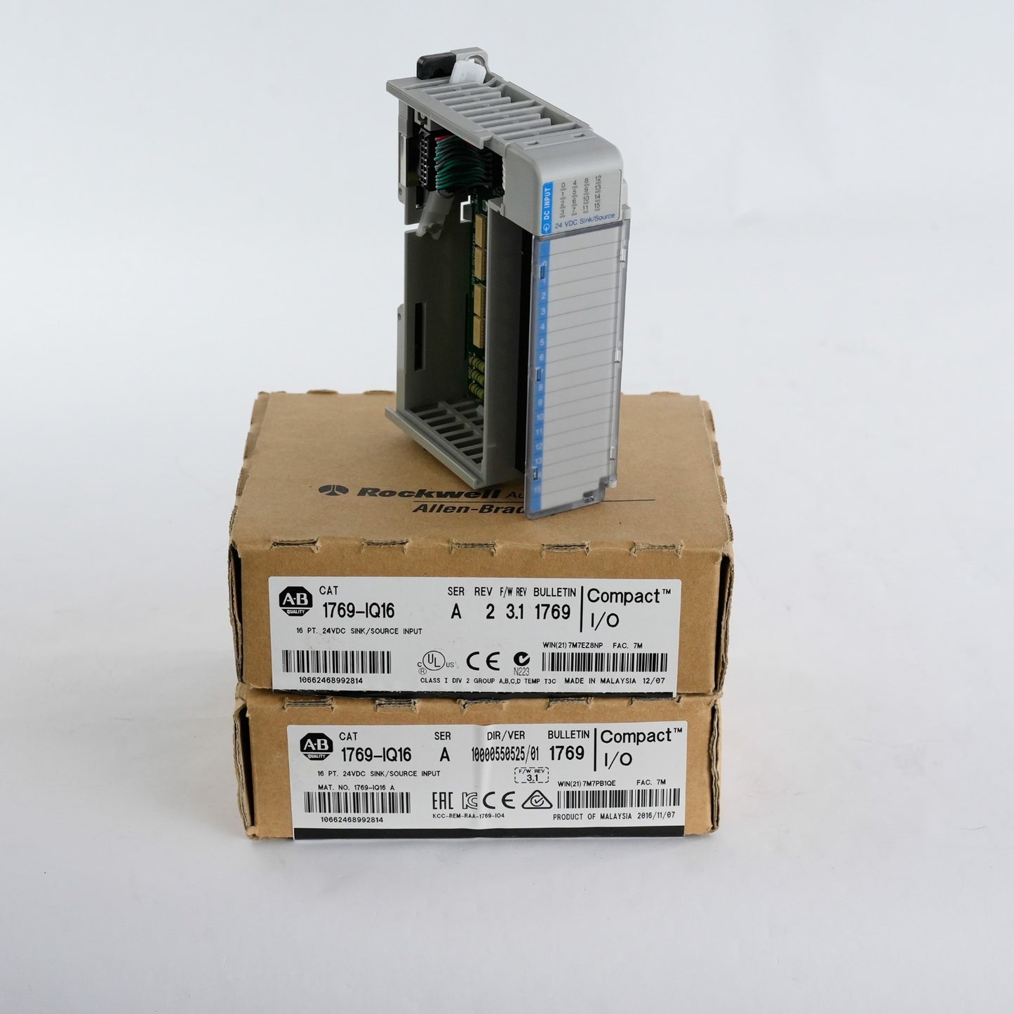 Allen Bradley 1769-IQ16 /A Rev 2 CompactLogix I/O Module 1769IQ16 - Open Box