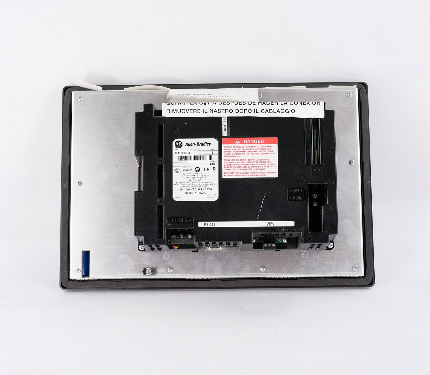 Allen Bradley 2711-K10G8 /E PanelView 1000 Grayscale Keypad HMI 2711K10G8