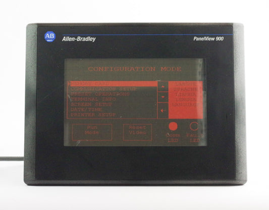 Allen Bradley 2711-T9A8 / 2711-T9A8X Ser F Rev H FRN 4.10 PanelView 900 Terminal