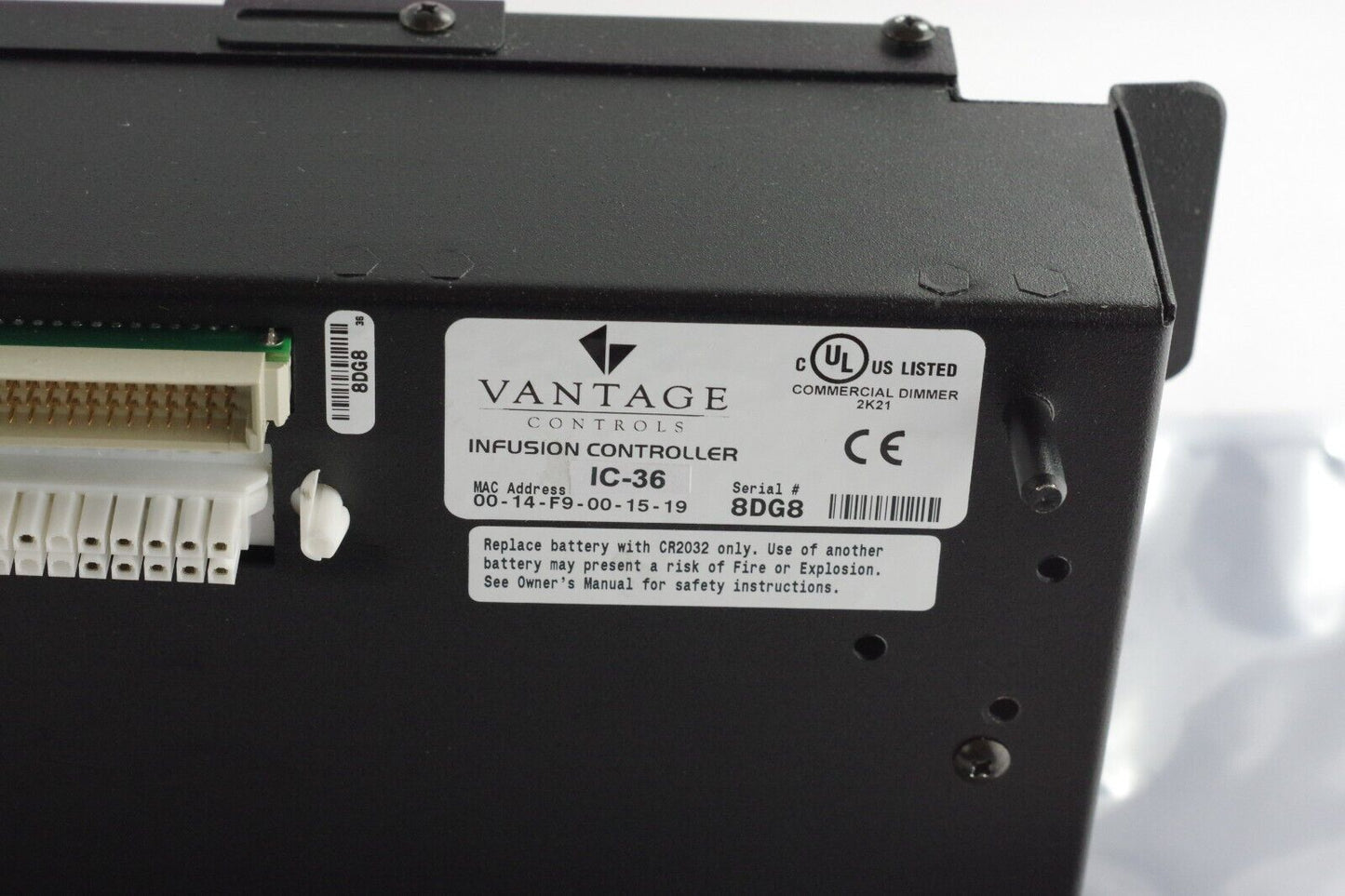 Vantage Controls Model IC-36 Infusion Controller Processor - Refurbished