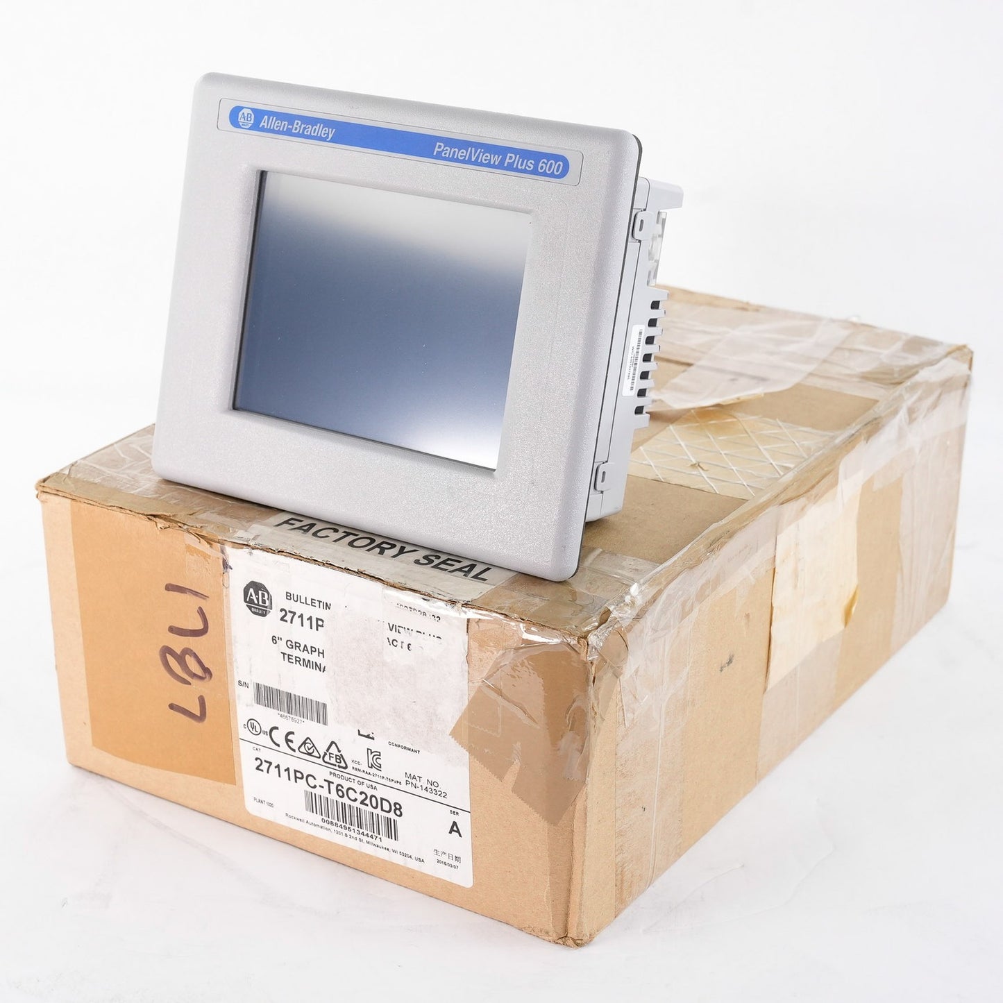 Allen Bradley 2711PC-T6C20D8 /A PanelView Plus Compact 600 Display - Refurbished