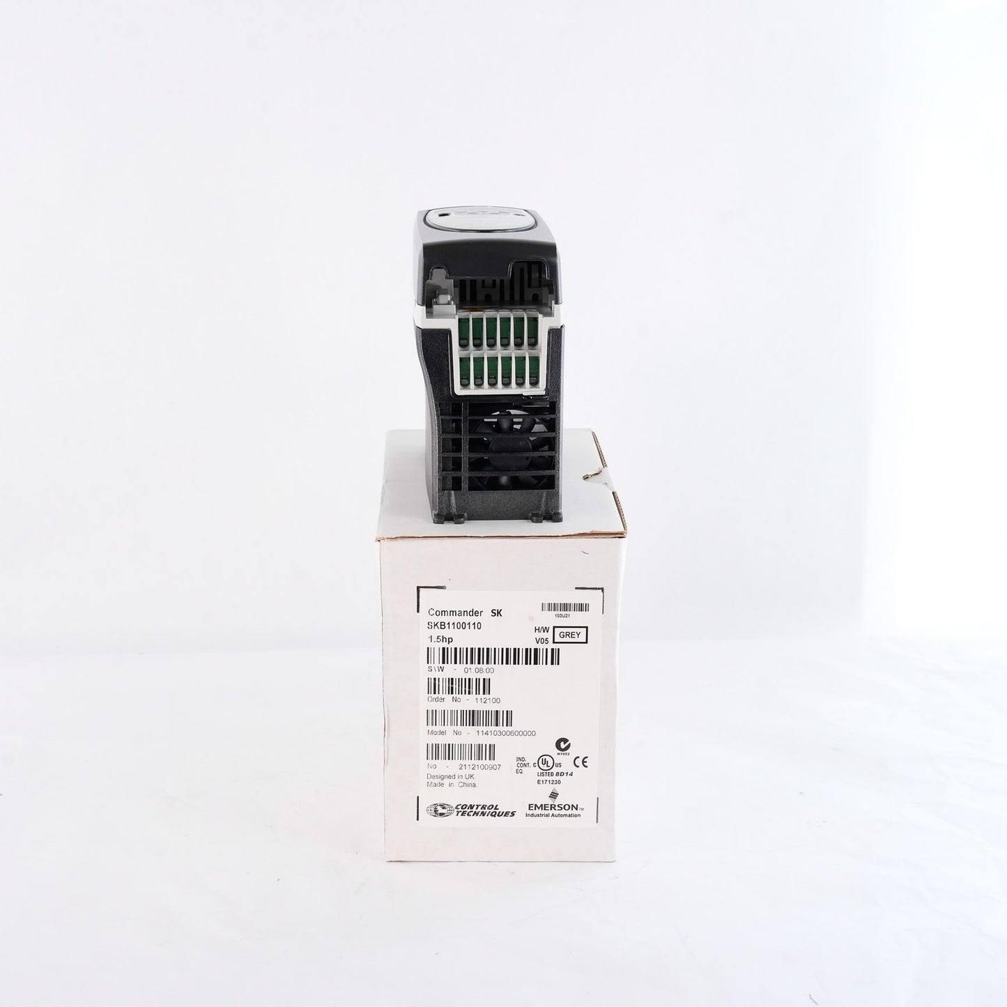 Control Techniques Commander SKB1100110 AC Drive 120V 24A 50/60Hz 1.5hp Open Box