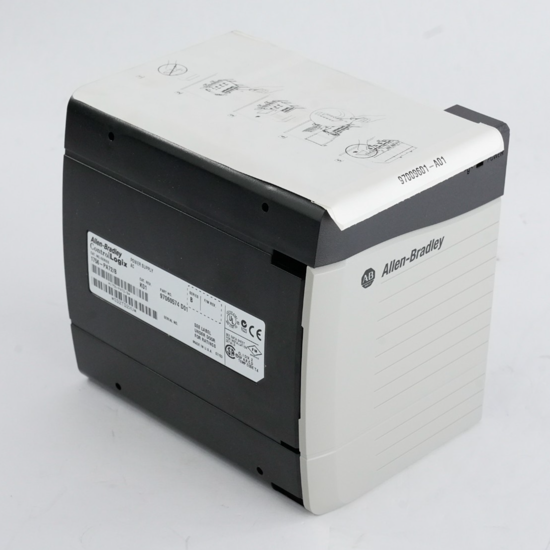 Allen Bradley 1756-PA72/B CAT. REV. K01 Controllogix Power Supply 1756PA72/B