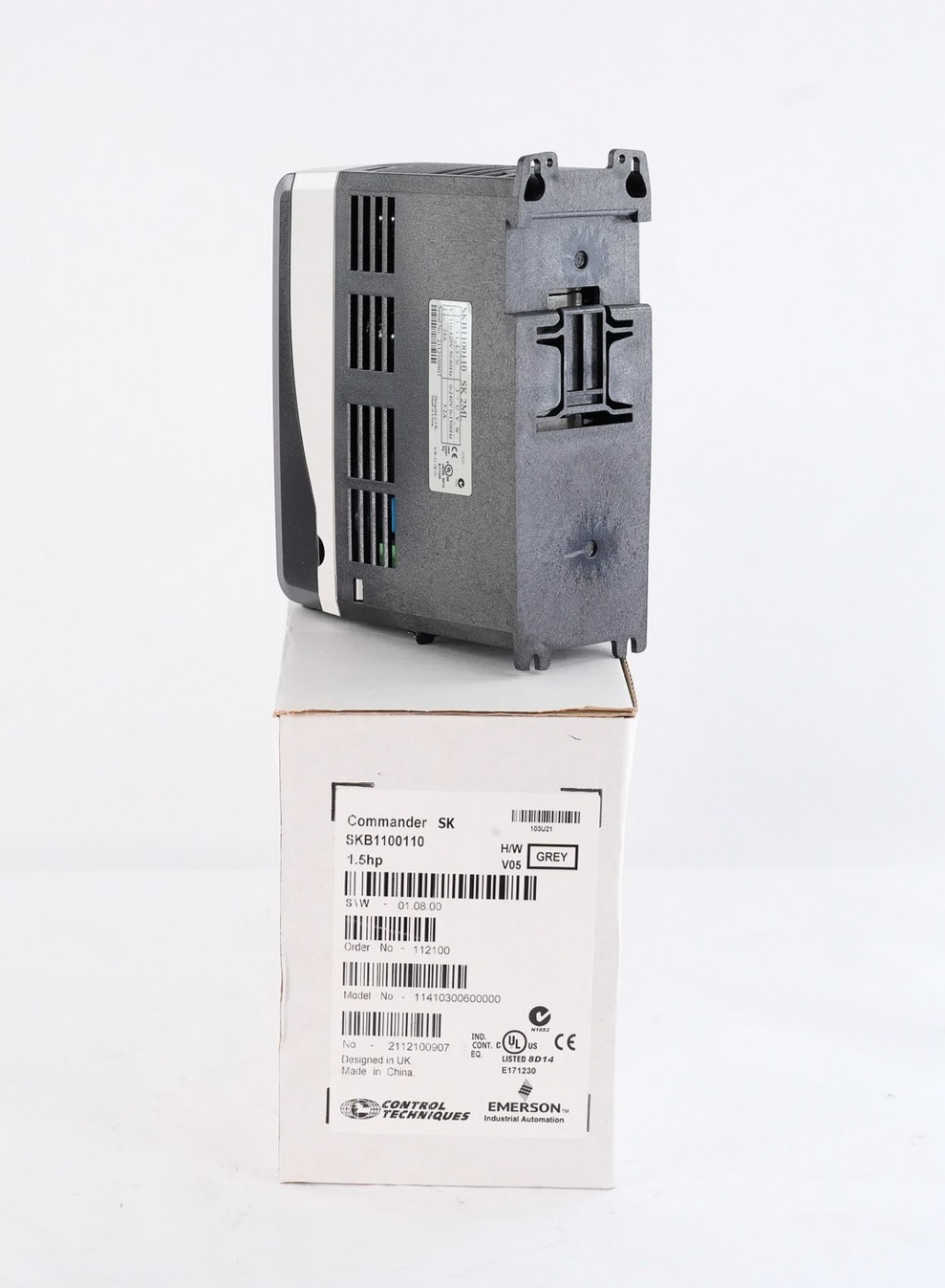 Control Techniques Commander SKB1100110 AC Drive 120V 24A 50/60Hz 1.5hp Open Box
