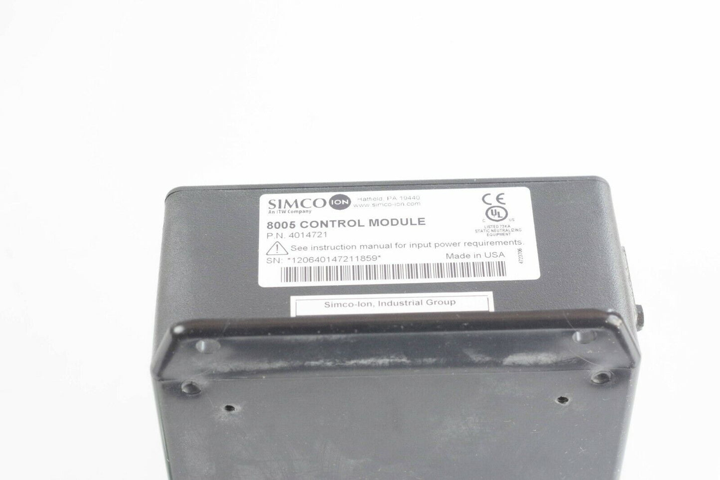 SIMCO 8005 INTELLIGENT STATIC NEUTRALIZER CONTROL MODULE 4014721