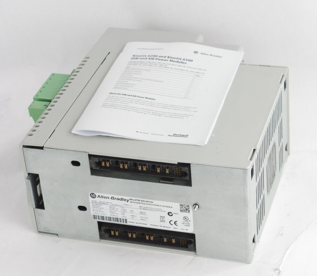 Allen Bradley 2094-BC01-M01-M SER A Kinetix 6200/6500 Integrated Module