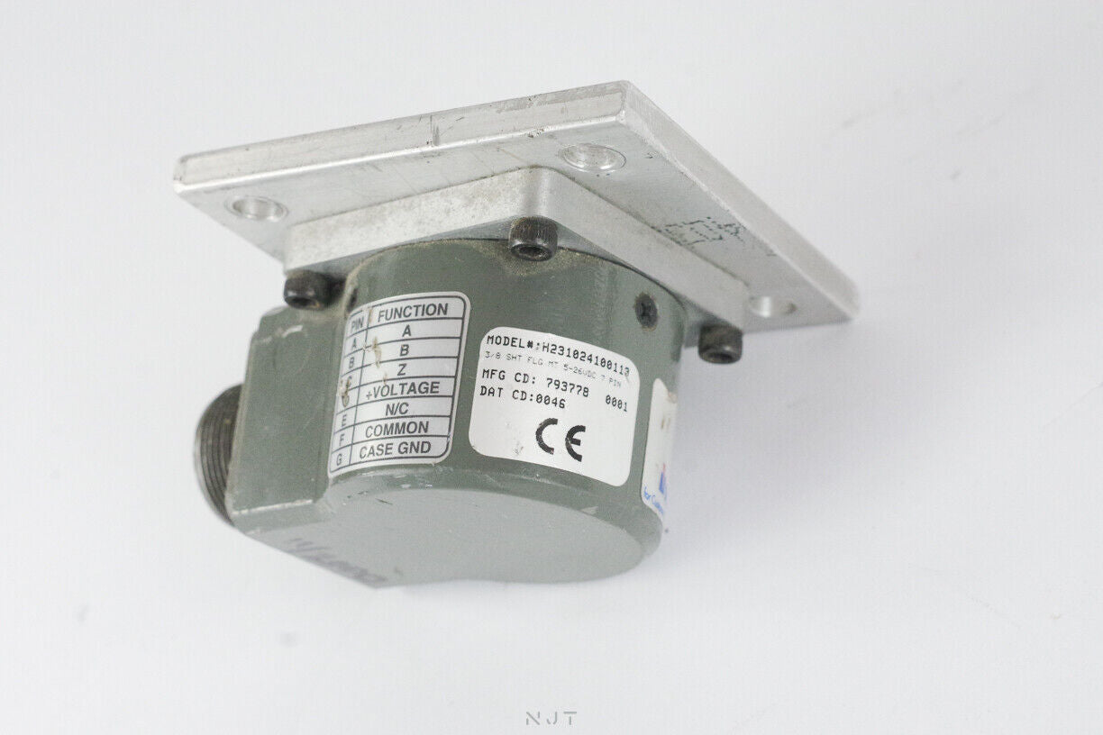 Danaher H231024100113 3/8 SHT FLG MT 5-26VDC 7 PIN Encoder Resolver