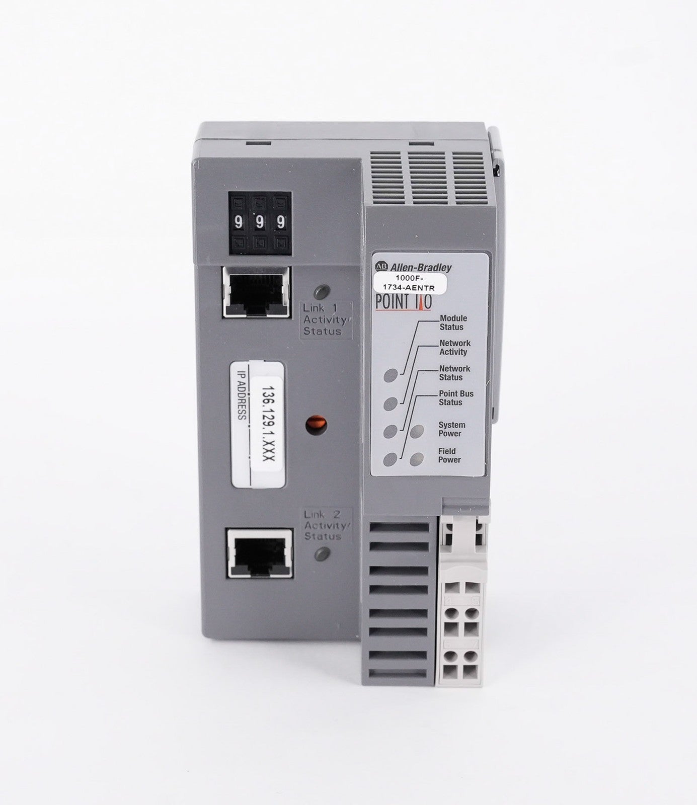 Allen Bradley 1734-AENTR /C Point I/O Ethernet Adapter 1734AENTR - Open Box
