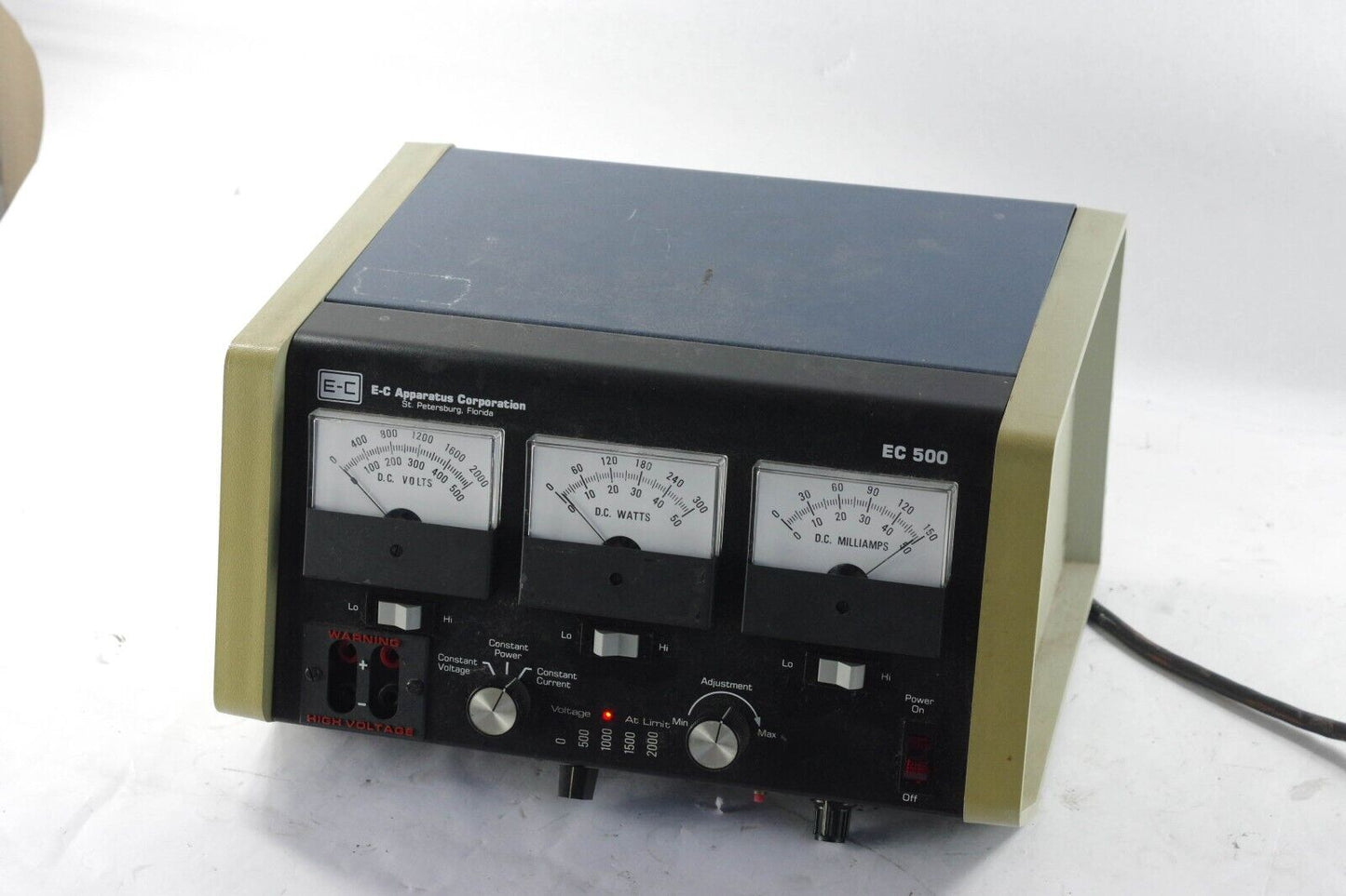 E-C APPARATUS EC-500 ELECTROPHORESIS POWER SUPPLY - Untested