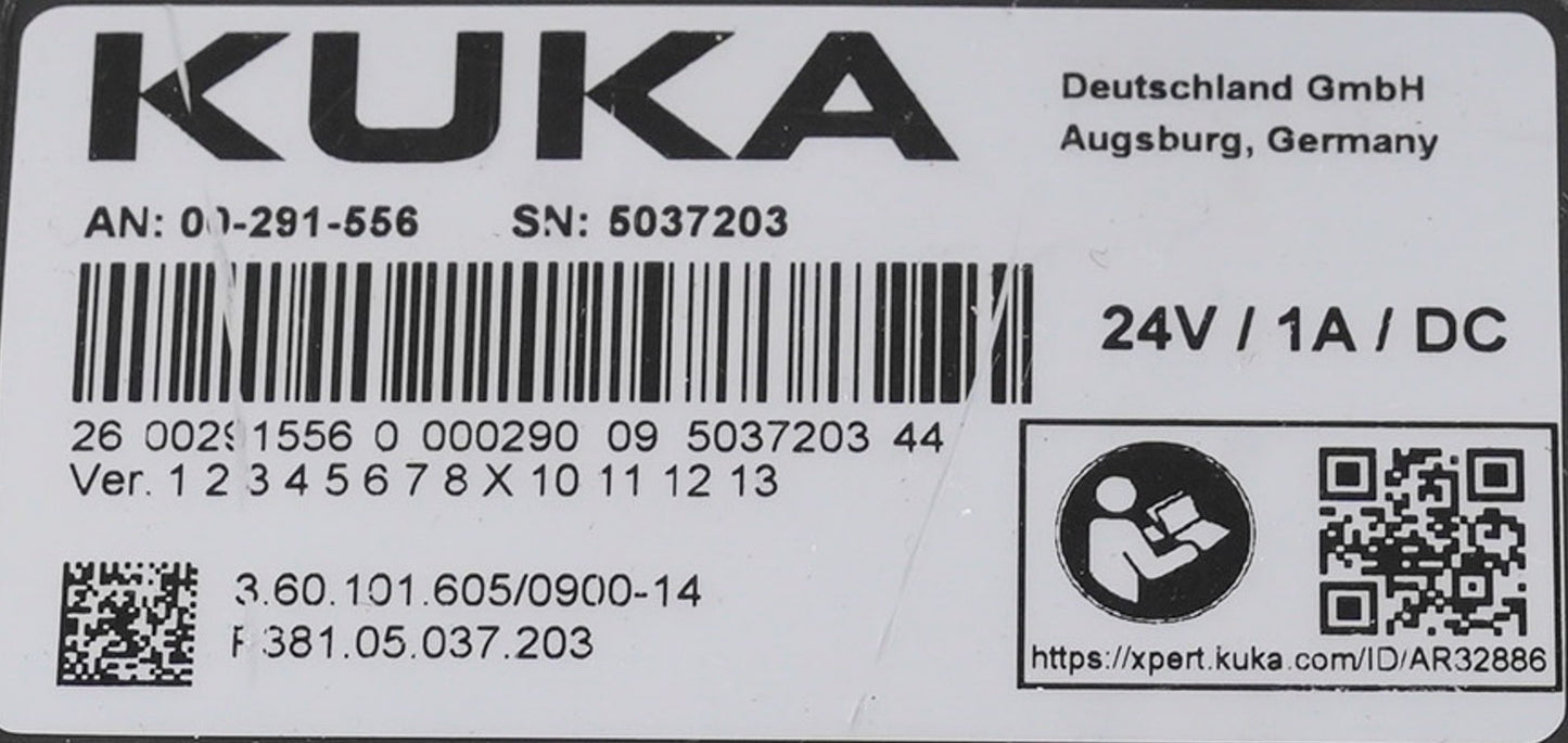 KUKA 00-291-556 SmartPAD-2 Flex Pendant 00291556 Lightly Used