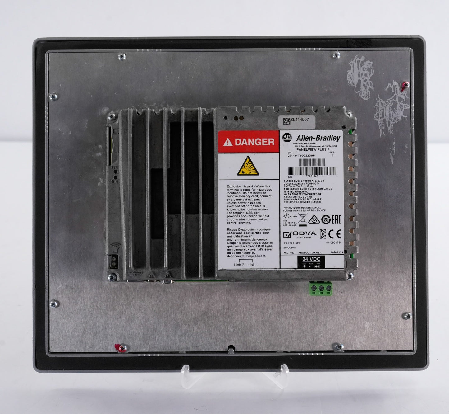 Allen Bradley 2711P-T10C22D9P /A PanelView Plus 7 Display Panel 2711PT10C22D9P