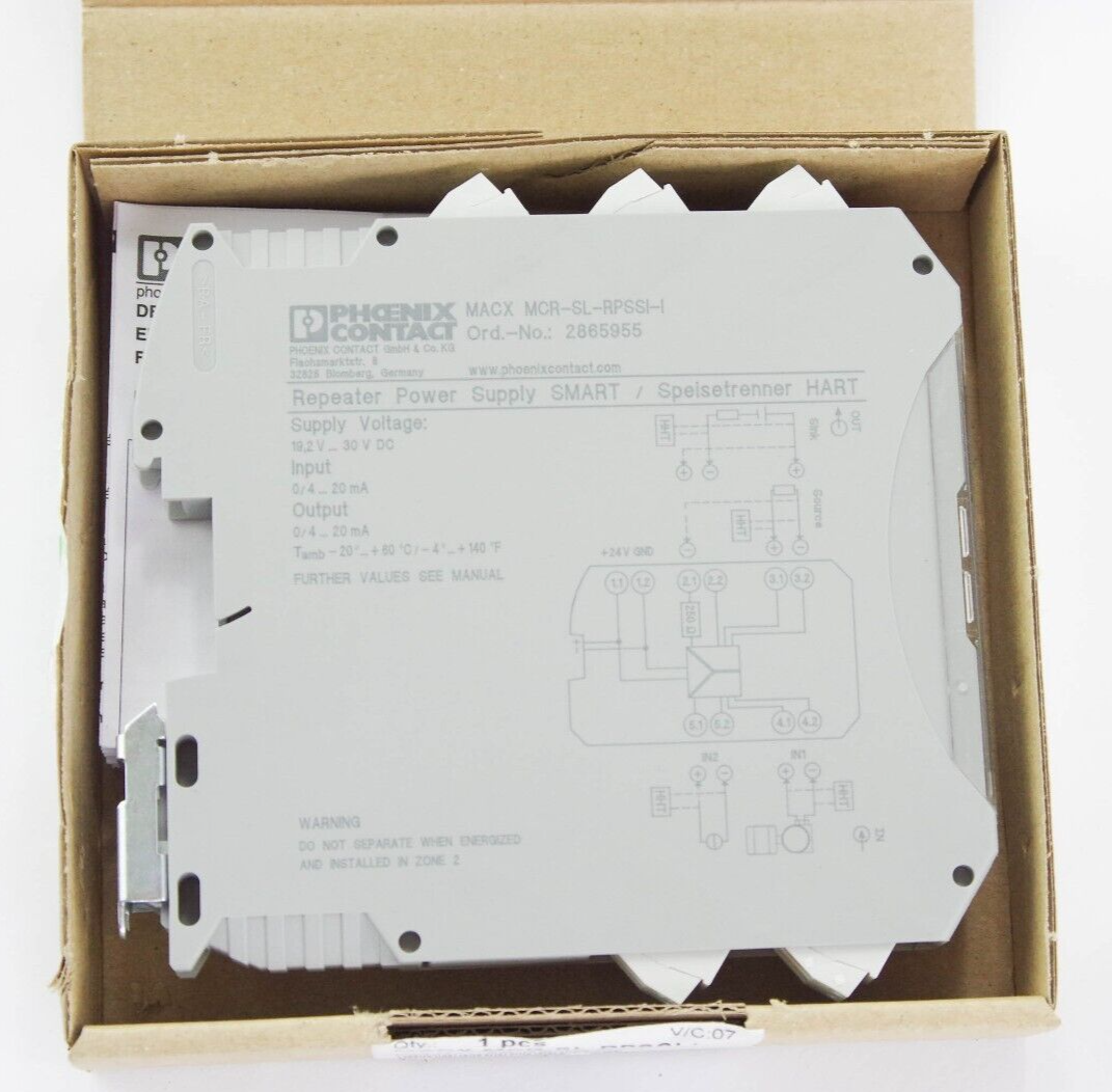 Phoenix Contact MACX MCR-SL-RPSSI-I / MCRSLRPSSII Repeater Power supply 2865955