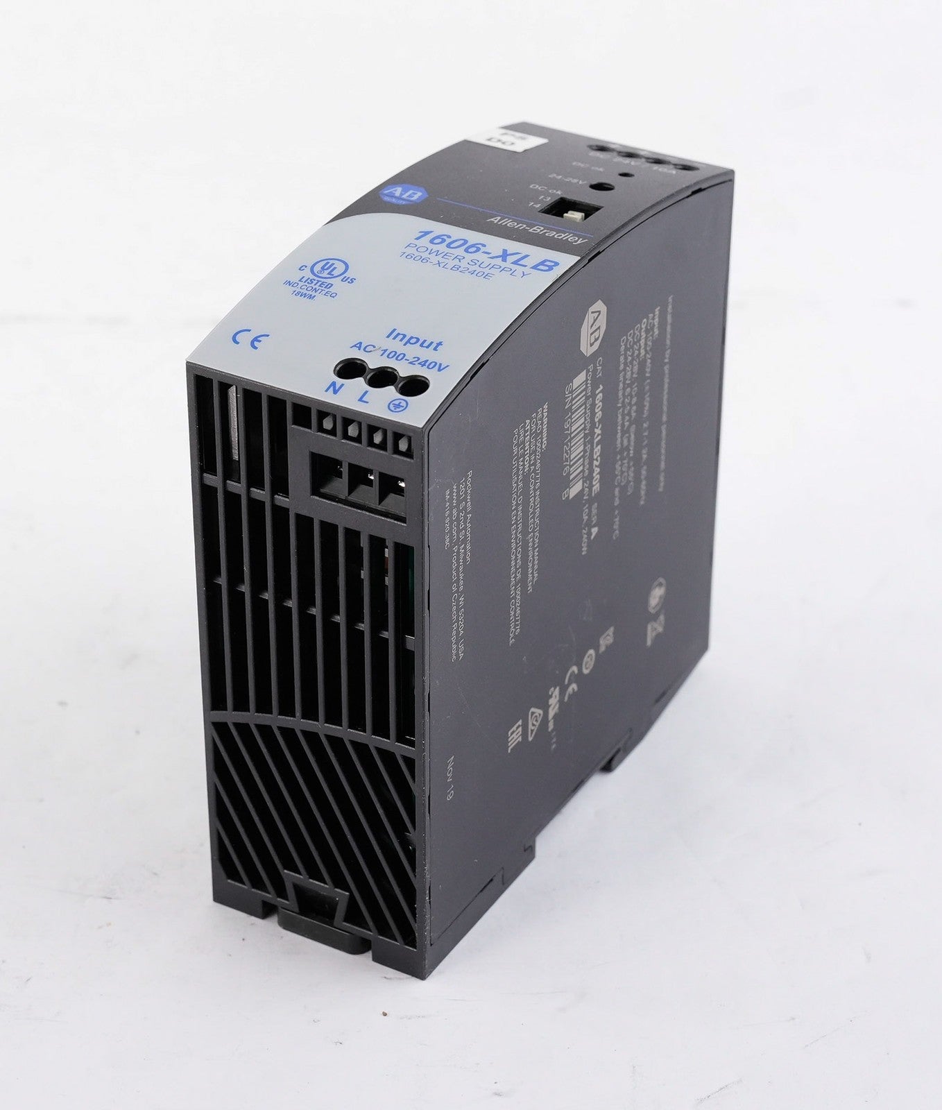 Allen Bradley 1606-XLB240E /A Power Supply 1-Phase 24V 10A 240W 1606XLB240E