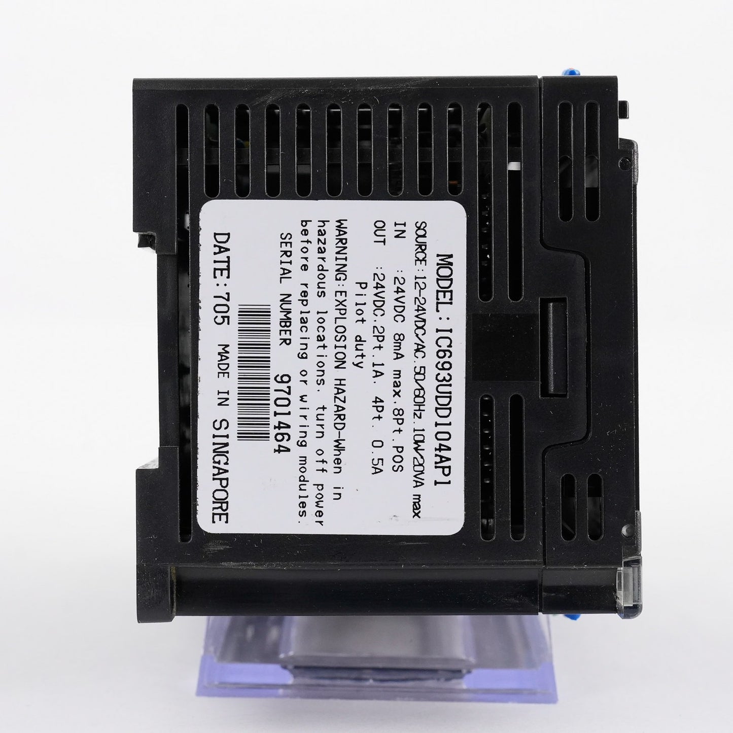 GE FANUC IC693UDD104AP1 Series 90 Micro Controller 12-24VDC/AC 10W/20VA