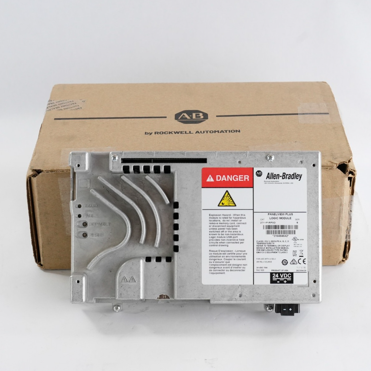 Allen Bradley 2711P-RP9D Ser B PanelView Plus Logic Module - Open Box