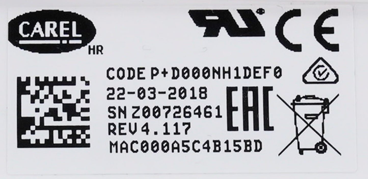Carel P+D000NH1DEF0 c.PCO Programmable Controller PD000NH1DEF0 - New No Box