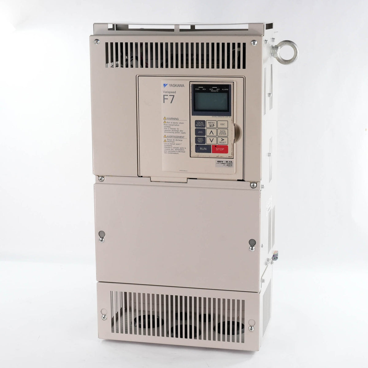Yaskawa CIMR-F7U4022 Varispeed F7 AC Drive 480V 30HP 22kW 45A VFD CIMRF7U4022