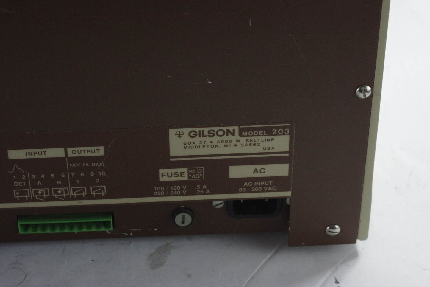 Gilson Fraction Collector Model 203 / FC-203 - Untested