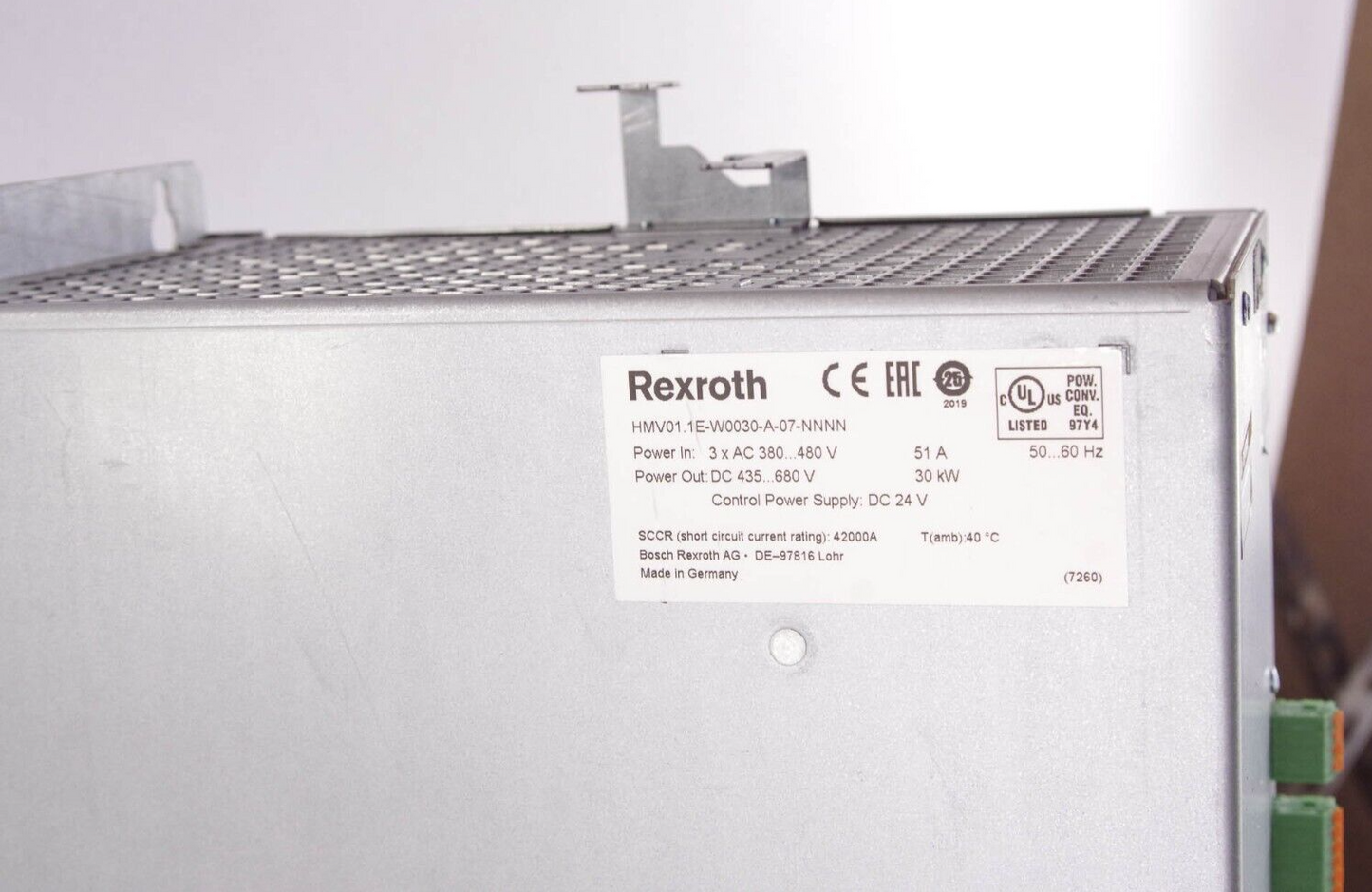 Rexroth HMV01.1E-W0030-A-07-NNNN / HMV011EW0030A07NNNN Power Stage Drive 1yr Wty