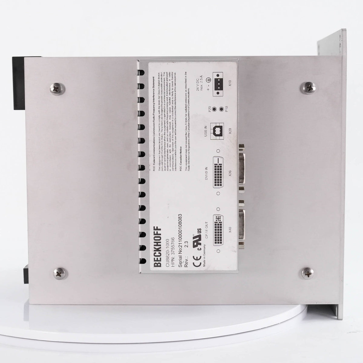 Beckhoff C6350-1016-0040 Industrial PC Core i7 2.1GHz CU8820-1000 C635010160040