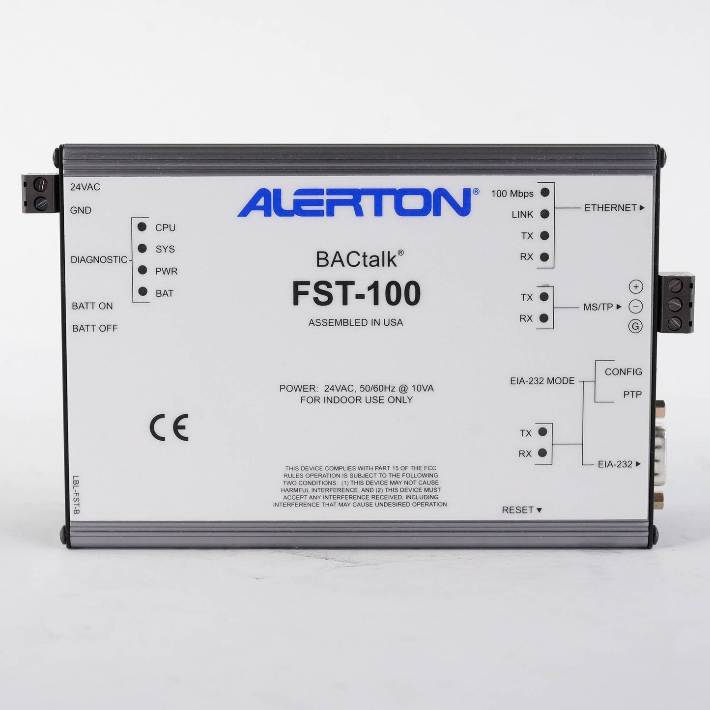 Alerton FST-100 Network Communication Tool BACtalk 24VAC FST100