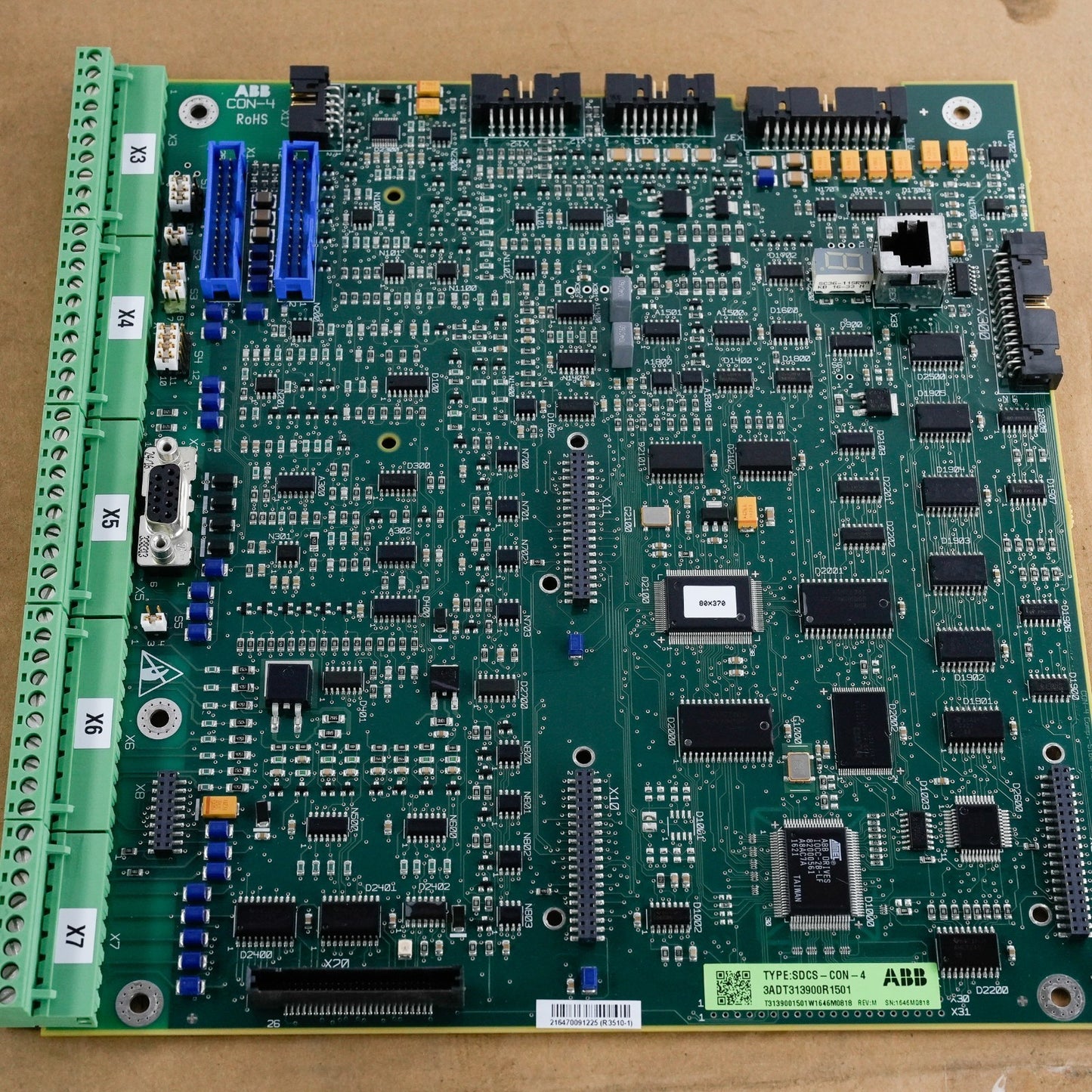ABB SDCS-CON-4 3ADT313900R1501 Control Board For DCS800 Drive - Open Box