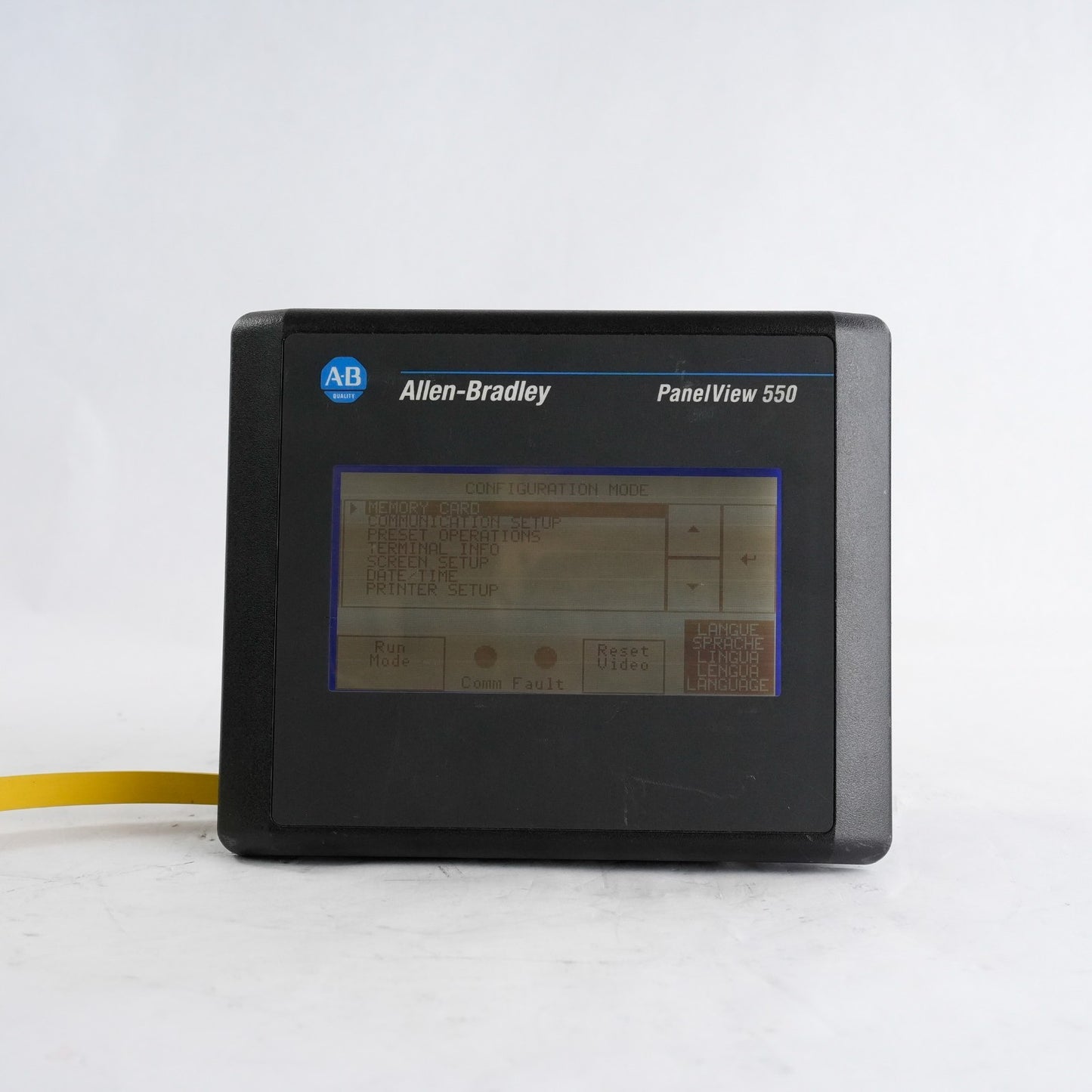 Allen Bradley 2711-T5A16L1 Ser B Rev B FRN 4.41 Panelview 550 HMI Module 24VDC
