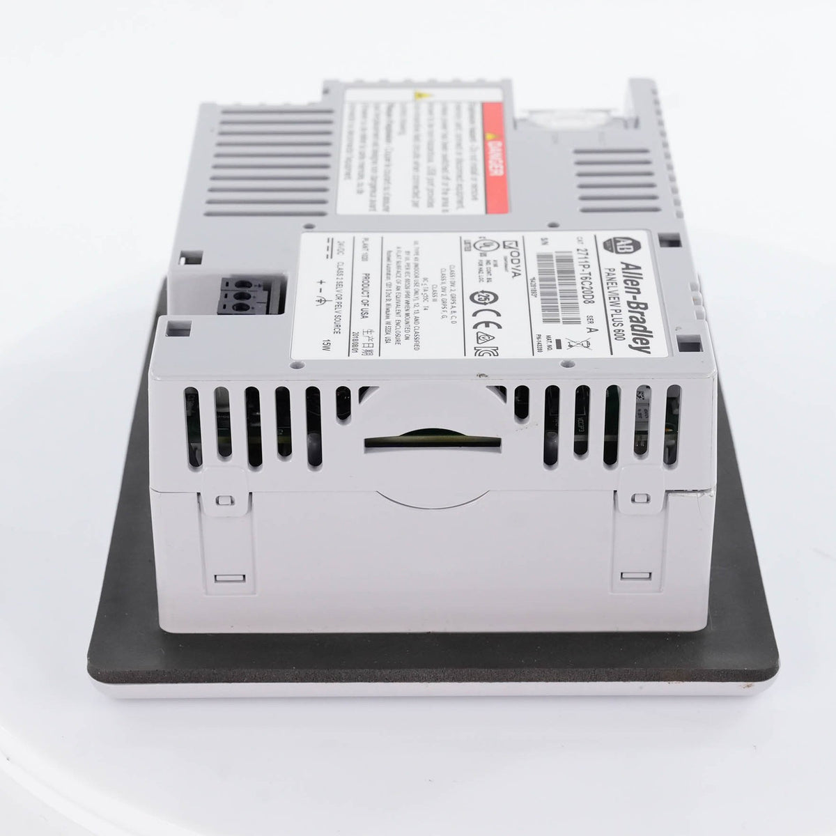 Allen Bradley 2711P-T6C20D8 Ser A PanelView Plus 6 600 Color Touch 24VDC