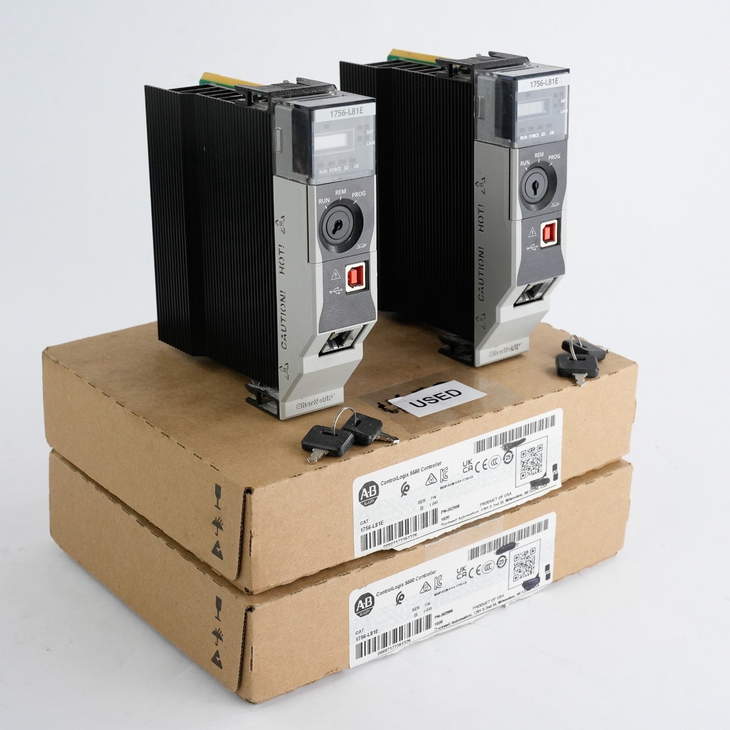 Allen Bradley 1756-L81E /B ControlLogix 5580 Processor ENet/USB 2021 Used