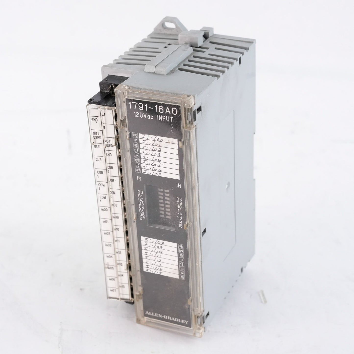 Allen Bradley 1791-16A0 /B Rev. C01 Block Input Module 179116A0 96327071