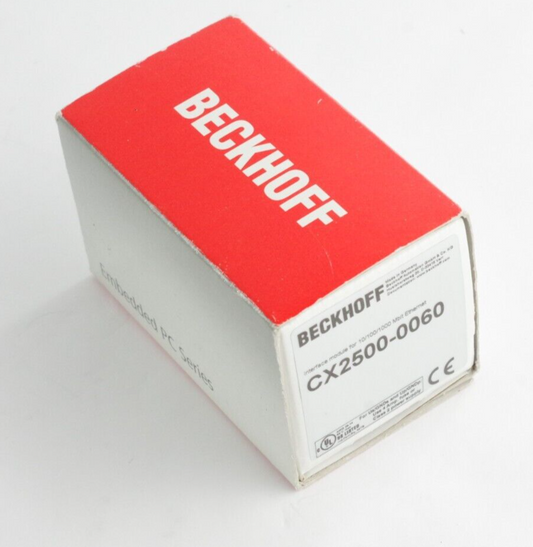 Beckhoff CX2500-0060 Interface Module For 10/100/1000 Mbit Ethernet