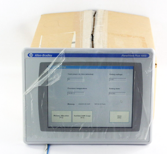 Allen Bradley 2711P-T10C4D2 PanelView Plus 1000 | RDT10C /B 2711P-RP2 G AB Reman