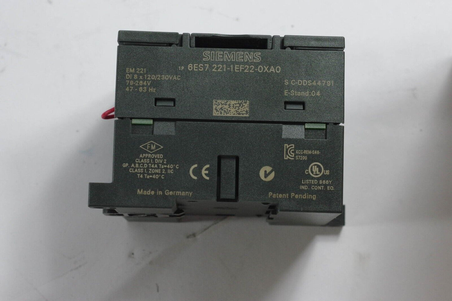 Siemens Simatic 6ES7 221-1EF22-0XA0 S7-200 Input Module EM / 6ES7221-1 EF22-OXAO