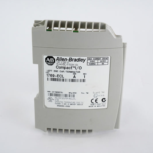 Allen Bradley 1769-ECL Ser A Rev 1 Compact I/O Left End Cap / Terminator